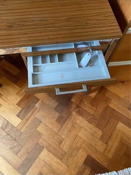 Photo of free Retro Sturdy fitted desk with key (Bracknell) #3