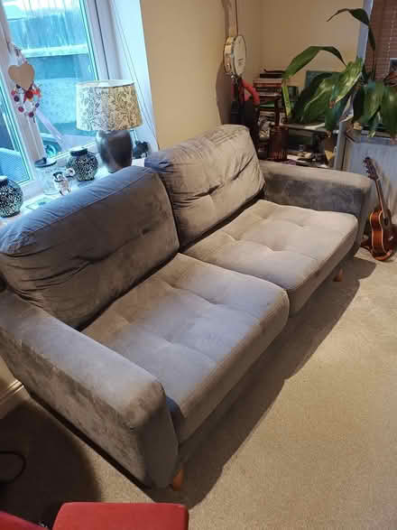 Photo of free Grey sofa (Ng34 9GS) #2