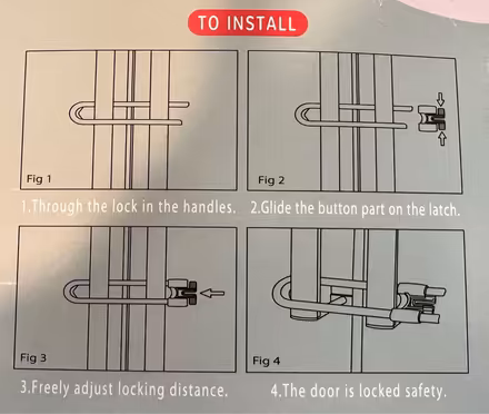 Photo of free sliding cabinet babyproof locks (New Carrollton, MD) #3