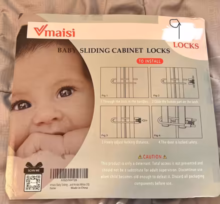 Photo of free sliding cabinet babyproof locks (New Carrollton, MD) #2