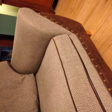 Photo of free Fabric and Faux leather sofa (Thornley DH6) #4