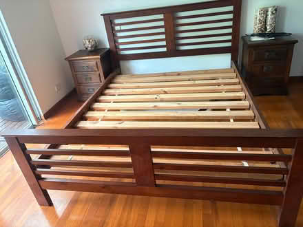 Photo of free Queen Bed head, base and mattress (Airlie Beach off Waterson way) #1