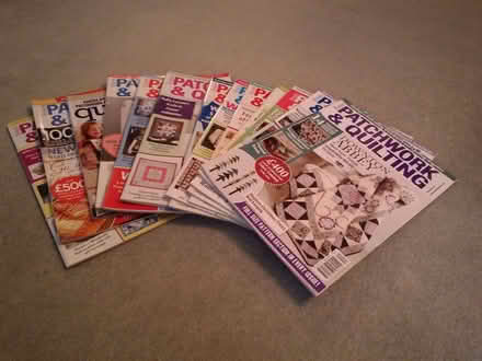 Photo of free Patchwork and Quilting Magazines x 13 (World's End RH15) #1