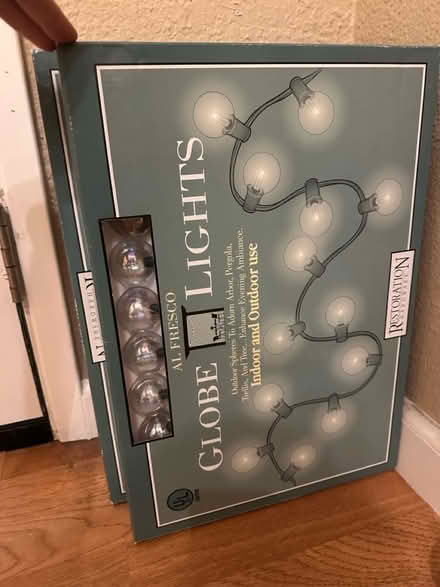 Photo of free Globe String Lights x3 (castro valley) #1