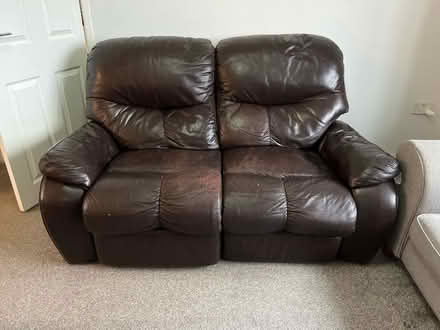 Photo of free Electric reclining Leather Sofa (B45 - rednal) #1