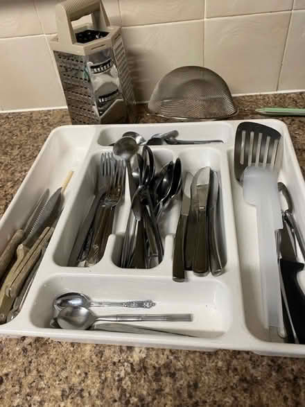 Photo of free Cutlery in tray (Birches head ST1) #1