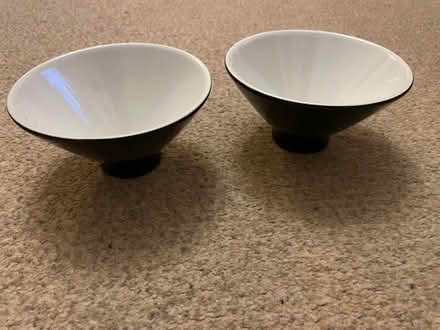 Photo of free 2 x black China bowls (Oakridge RG21) #1