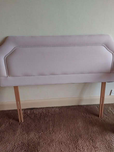 Photo of free Light pink headboard, fits 4 ft bed. (Southborough TN4) #1