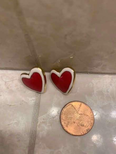 Photo of free Heart earrings (Saratoga) #1