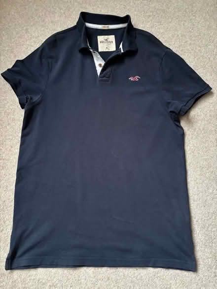 Photo of free Holister navy polo shirt XL (Hallatrow) #1