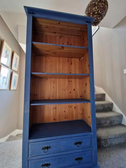 Photo of free Wooden bookcase with 2 drawers (Dublin 7) #3