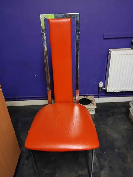 Photo of free Long Red chair (Chiswick) #1