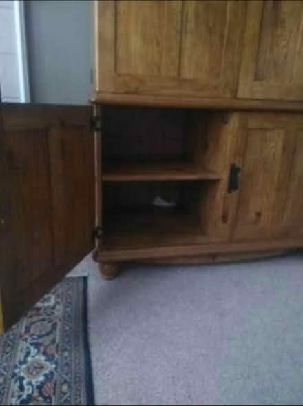 Photo of free Tall solid wood cupboard (East Vancouver) #2