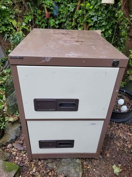 Photo of free Old metal filing cabinet (Peasedown St John CP) #3