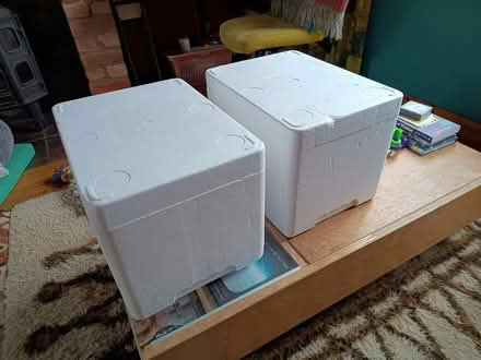 Photo of free Polystyrene box & lid x 2 (CV32) #2