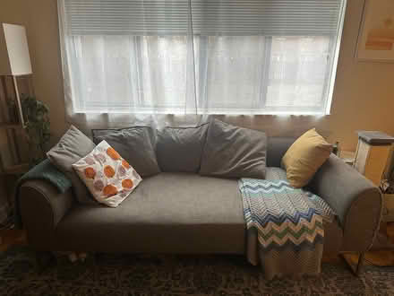 Photo of free Grey Couch (Adams Morgan) #1