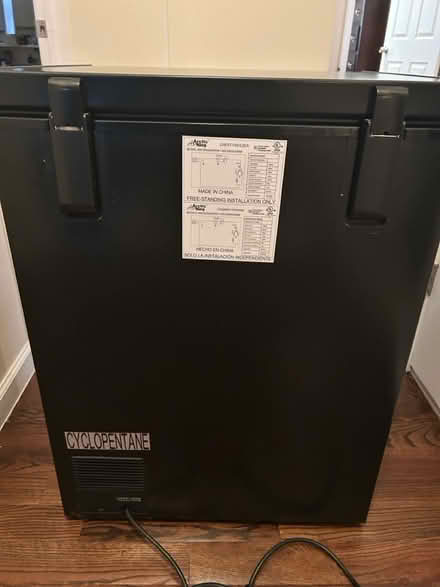 Photo of free Deep chest freezer (Cliffside Park) #2