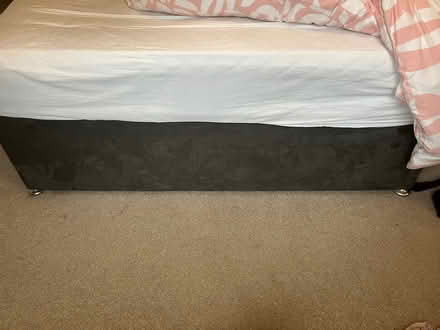 Photo of free Grey divan bed base with drawers -king (Thorpe Hamlet NR1) #2