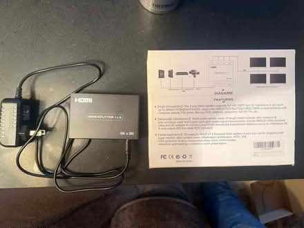 Photo of free HDMI 4Kx2K 4 way splitter (Upper West Side) #2