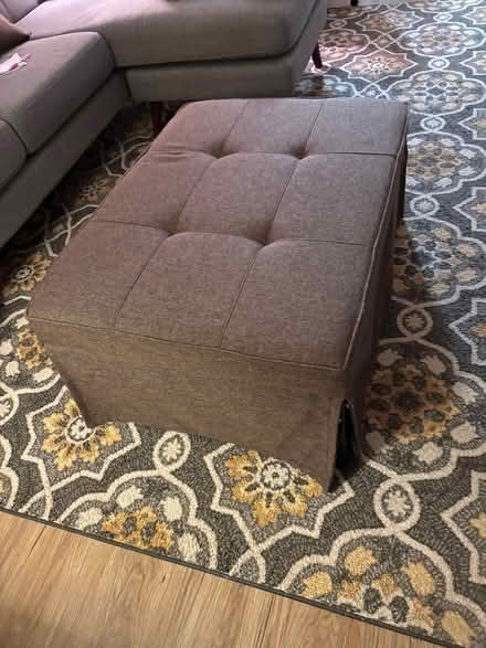 Photo of free Brown ottoman (Belle Mead NJ 08502) #2