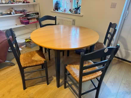 Photo of free table and 4 chairs (Bearwood Golf Club RG41) #2