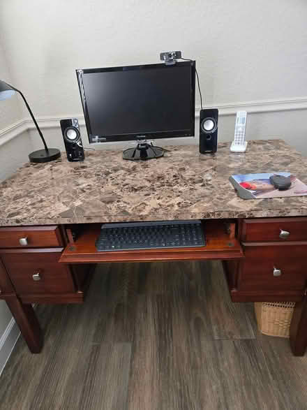 Photo of free Home office desk (Parkland.) #2