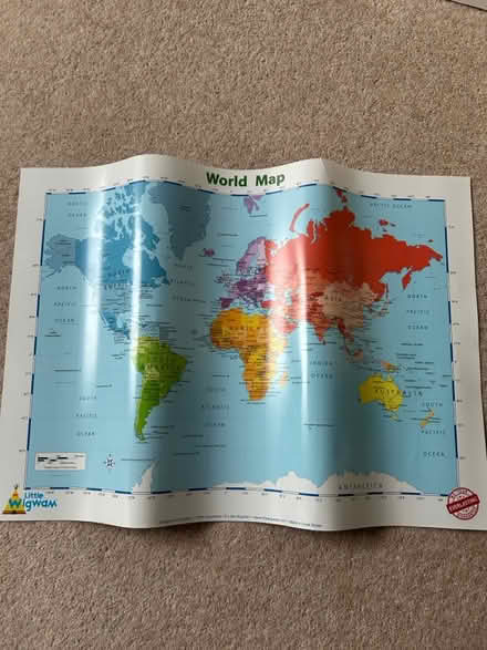 Photo of free World map poster (Pencaitland) #1