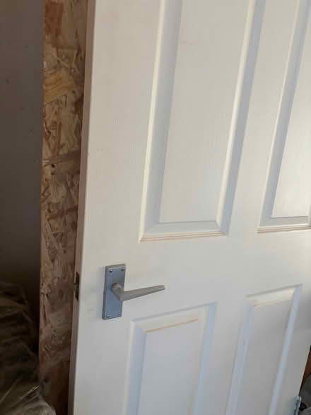 Photo of free Solid wood 4 panel doors (x2) / dims 1980 x 860 x 45 mm. (Royal Leamington Spa CV32) #3