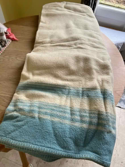 Photo of free 2 single wool blankets (Hanwell) #3