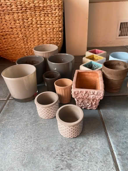 Photo of free Assorted, ceramic and glass pots (Reading, off West st) #2