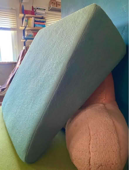 Photo of free Sage Green Wedge Pillow (Highland Park/Eagle Rock) #1