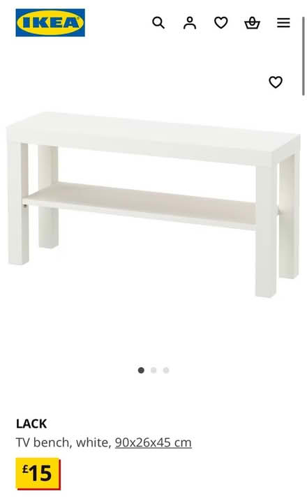 Photo of free IKEA lack tv bench/shoe storage (S101NR) #1