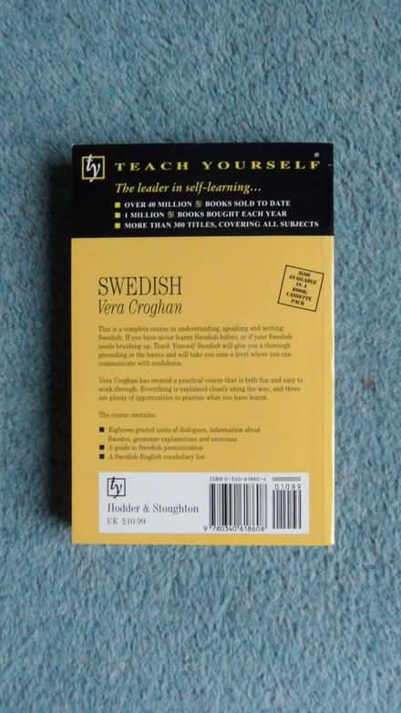 Photo of free Teach Yourself Swedish Beginners Book (Church RG2) #2