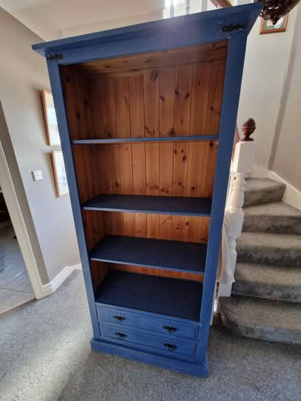 Photo of free Wooden bookcase with 2 drawers (Dublin 7) #1