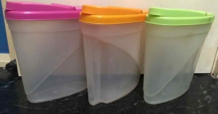 Photo of free 3 x cereal(flour/sugar)storage containers (Slyfield GU1) #1