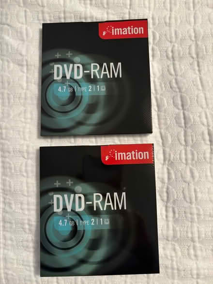 Photo of free 2 DVD-RAM Disks (Chapel Row RG7) #1