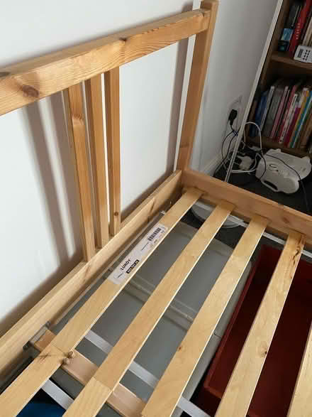 Photo of free Double bed frame (Guiseley LS20) #2