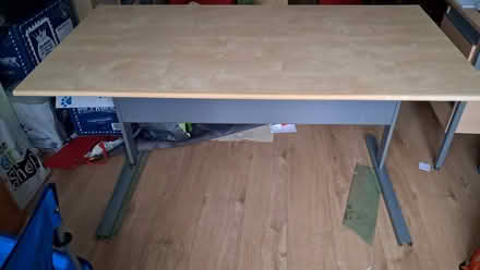 Photo of free Wooden desk with metal base (Ditton ME20) #3