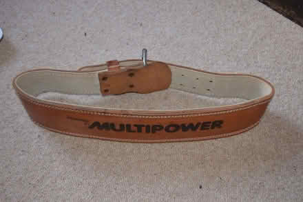 Photo of free Leather back support/weight lifting belt (Strathkinness KY16) #1