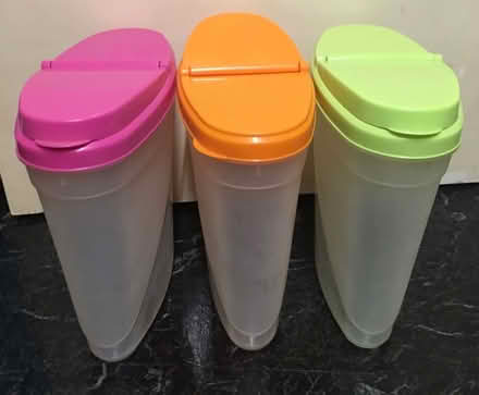 Photo of free 3 x cereal(flour/sugar)storage containers (Slyfield GU1) #3