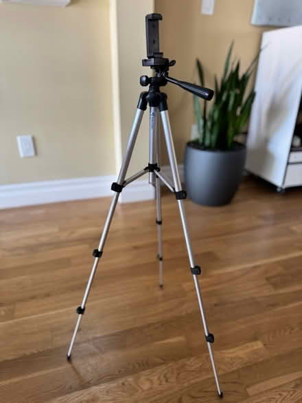 Photo of free Adjustable aluminum phone tripod (West Torrance) #1