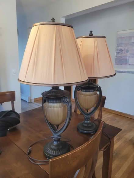 Photo of free Tall Tabletop Lamps (Revere, near Malden) #1