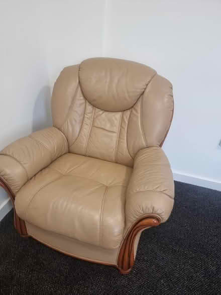 Photo of free Cream arm chair (Penrith CA11) #1