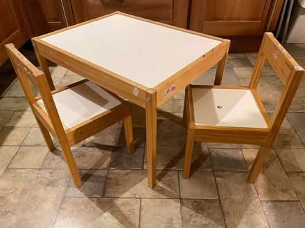 Photo of free IKEA children’s table and chairs (Faringdon SN7) #1