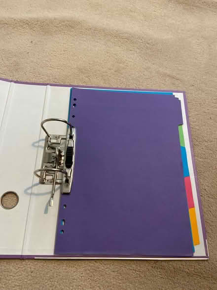 Photo of free 2 A4 Lever arch files & 2 (Solihull B91) #2