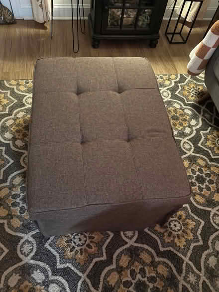 Photo of free Brown ottoman (Belle Mead NJ 08502) #1