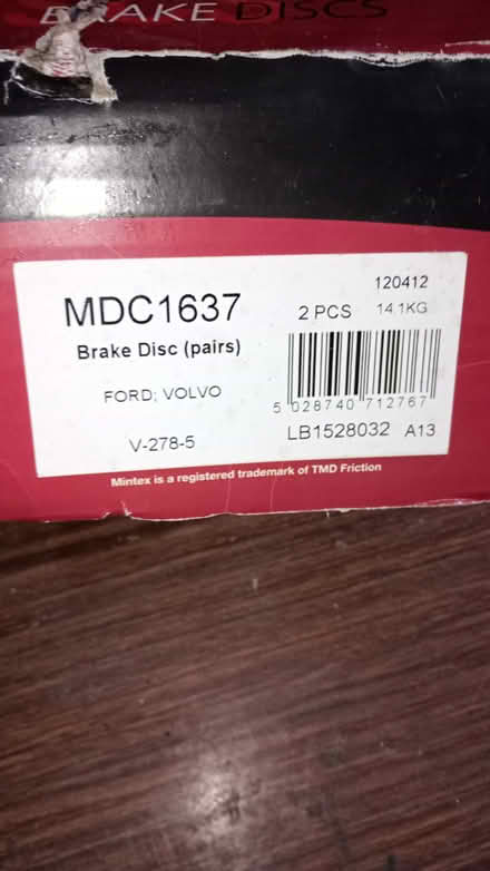 Photo of free Set of new brake discs (Hammerfield HP1) #3