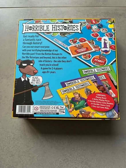 Photo of free Horrible Histories board game (GU51) #2