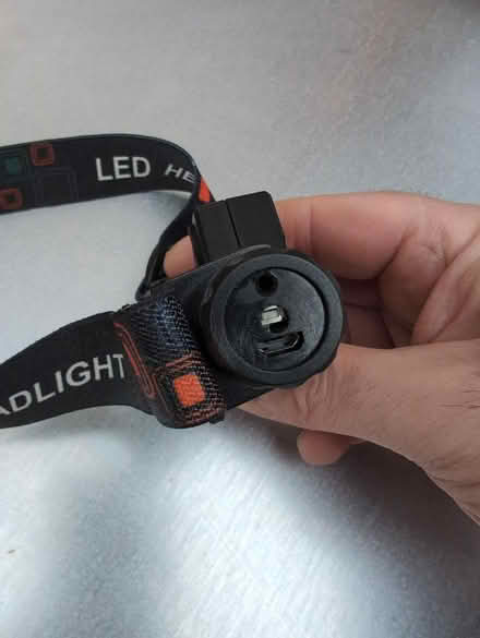 Photo of free Rechargeable head torch (WR2 St Johns, Worcester) #2