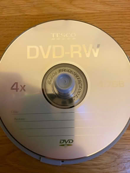 Photo of free 5 dvd-rw discs (Great Barr B437LA) #1